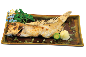 Cá Đầu Vuông Nướng Muối