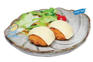 Thịt Heo Bằm Trộn Hành Tây & Phô Mai Chiên Xù